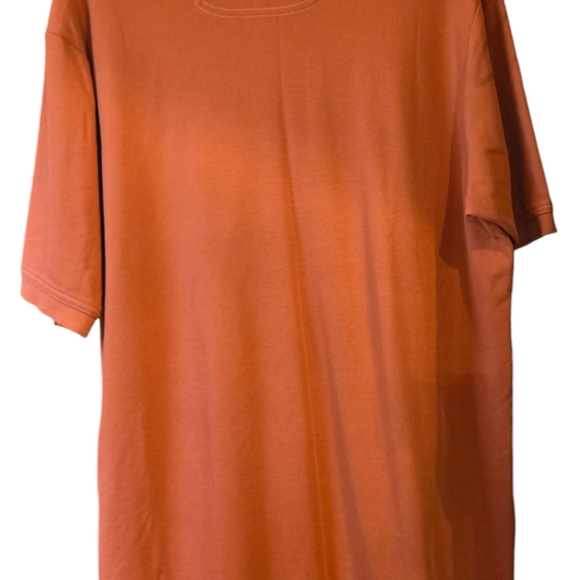 Men's Tommy Bahama Orange Golf Polo Shortsleeve Shirt with Yellow Logo Size XL - Picture 3 of 5